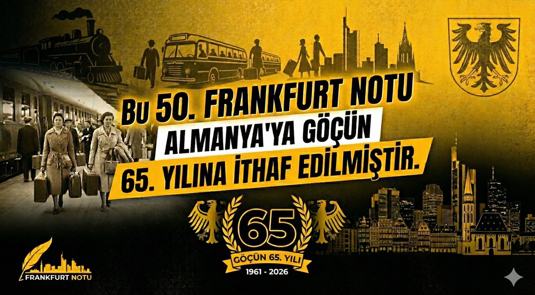 Frankfurt Notları 50:  Bir Gar Peronundan Bugünün Avrupa’sına: Türkiye’den Göçün 65 Yılı